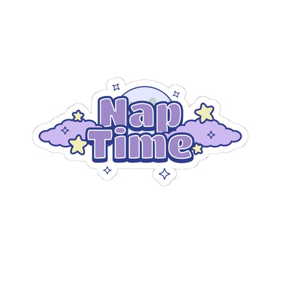 Nap Time Cloud Kiss-Cut Sticker - Puppy's Aesthetics