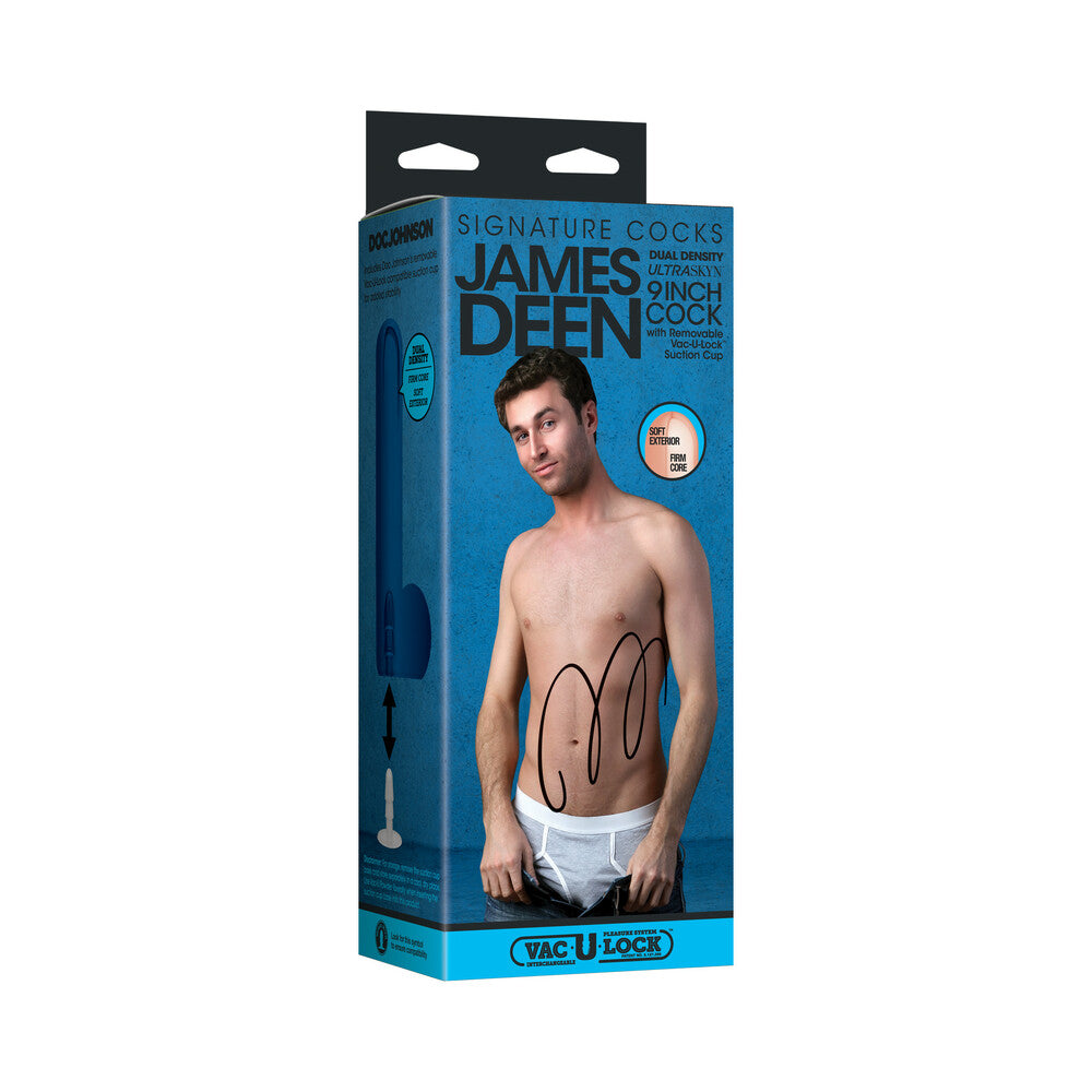 Signature Cocks James Deen 9 " ULTRASKYN Cock with Removable Vac-U-Lock Suction Cup
