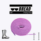 Sweet Pretty Pink Elastic Shoelaces - Puppy's Aesthetics