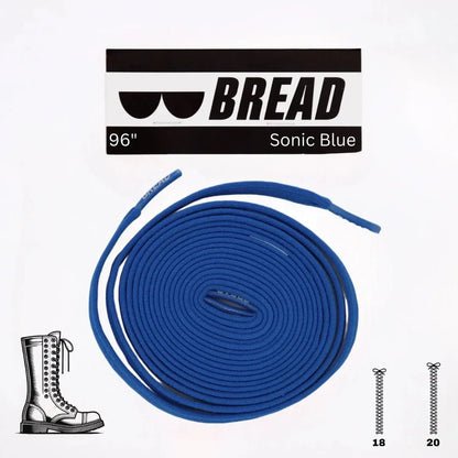 Bold Sonic Blue Elastic Shoelaces - Puppy's Aesthetics