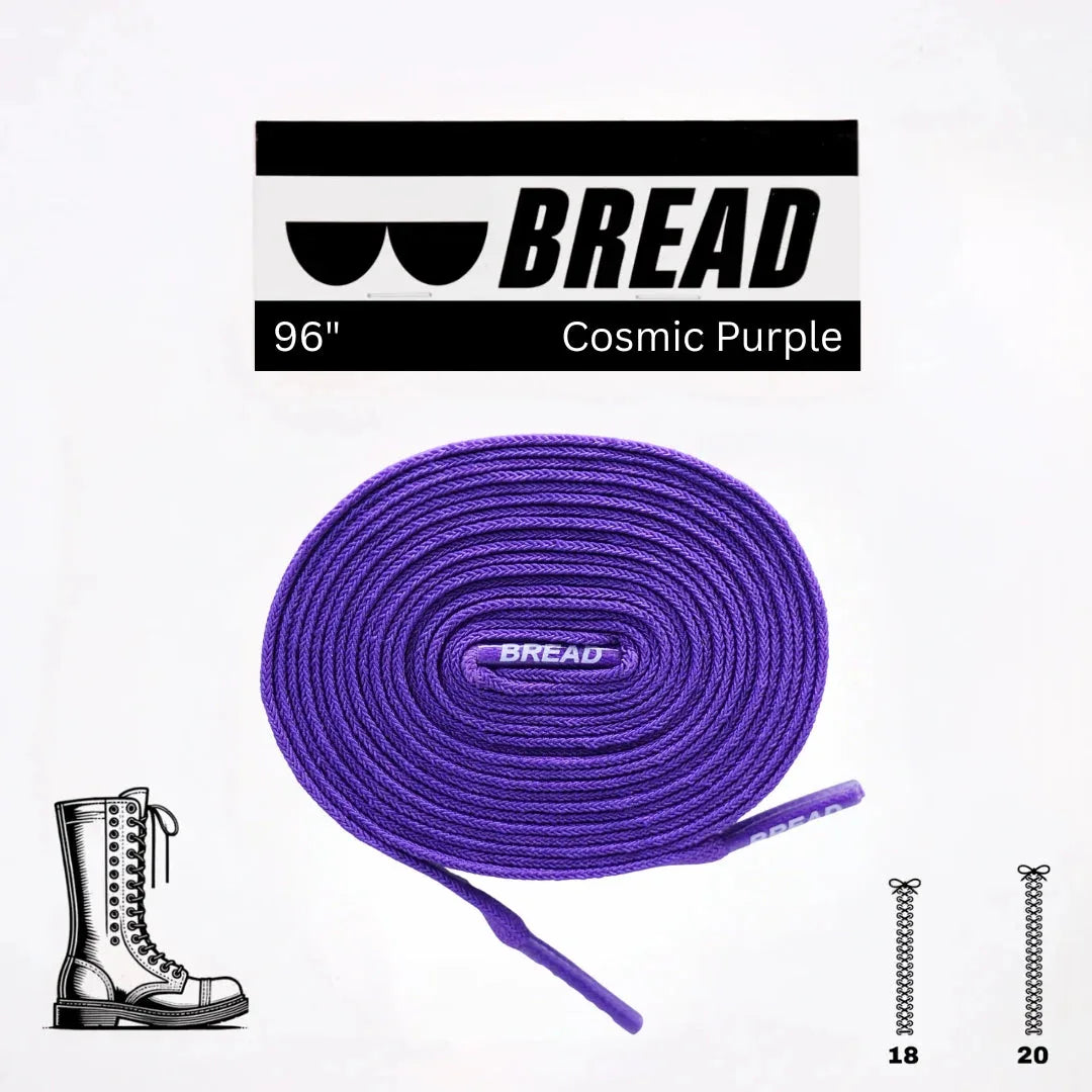Deep Cosmic Purple Elastic Shoelaces - Puppy's Aesthetics