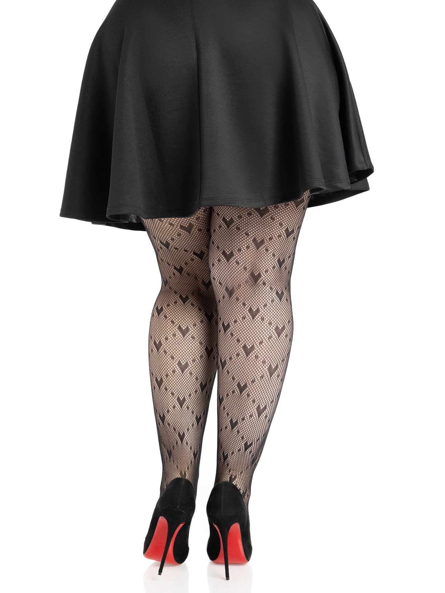 Valentina Heart Net Tights