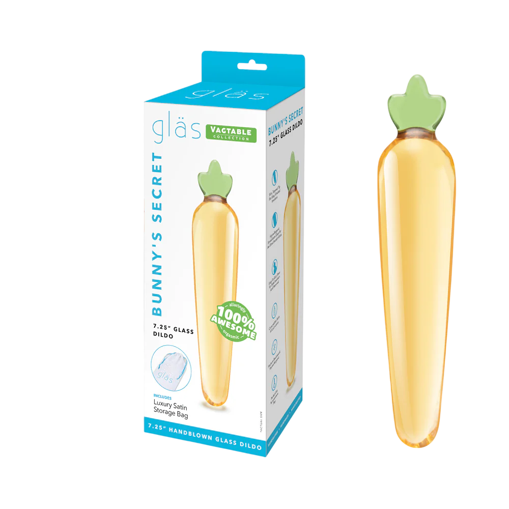 Bunny's Secret 7in Glass Dildo