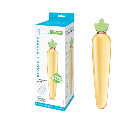 Bunny's Secret 7in Glass Dildo