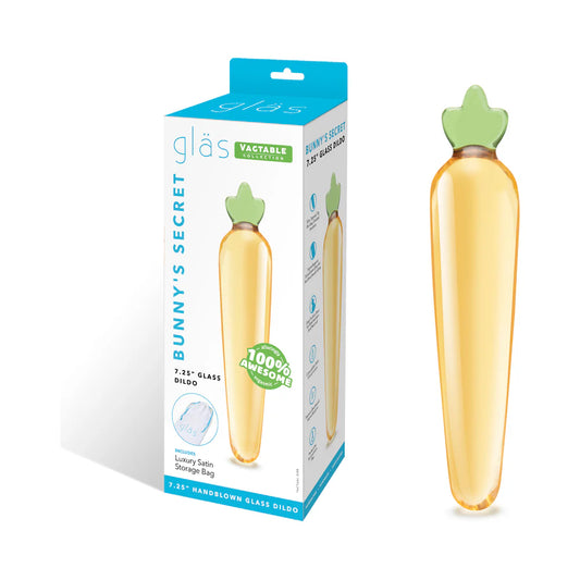 Bunny's Secret 7in Glass Dildo