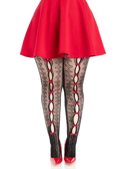 Sweetheart Striped Tights