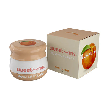 Sweetums Peach Flavored Lip Balm