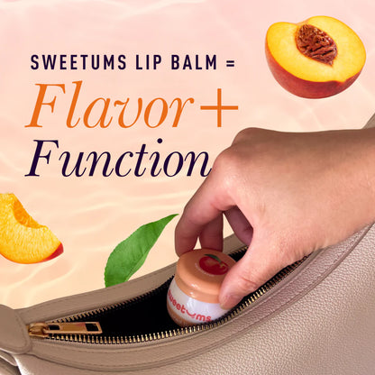 Sweetums Peach Flavored Lip Balm