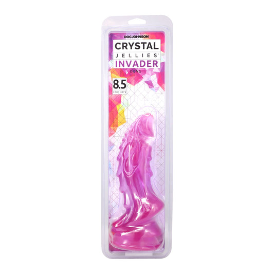 Crystal Jellies Invader 8.5 " Dildo Purple