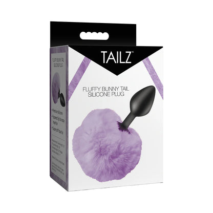Tailz Purple Fluffy Bunny Tail Plug
