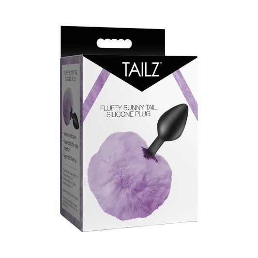 Tailz Purple Fluffy Bunny Tail Plug