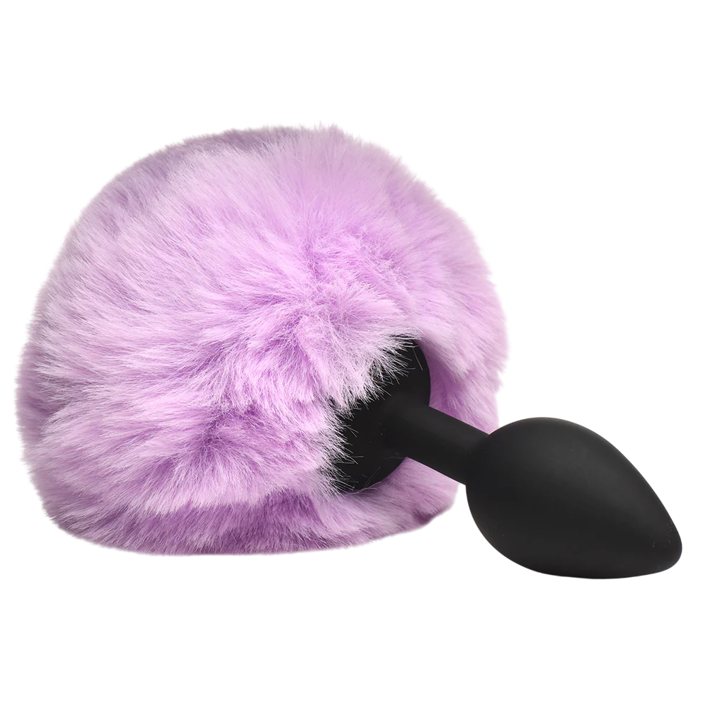 Tailz Purple Fluffy Bunny Tail Plug