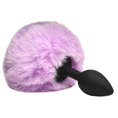 Tailz Purple Fluffy Bunny Tail Plug
