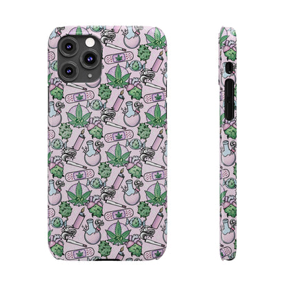 Cute Cannabis iPhone Slim Case
