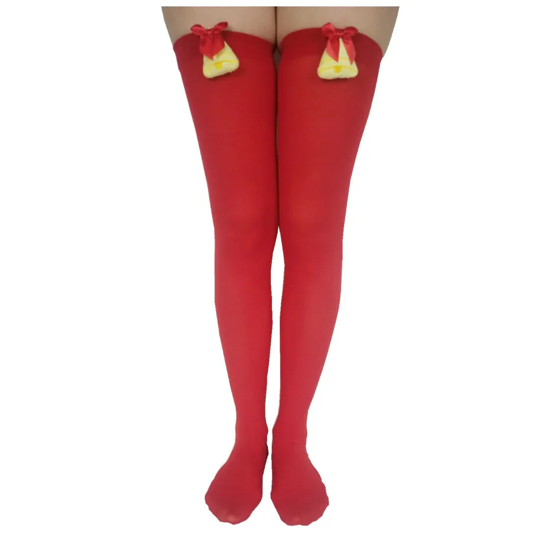 Reindeer Kissy-Thigh Stockings - Puppy's Aesthetics