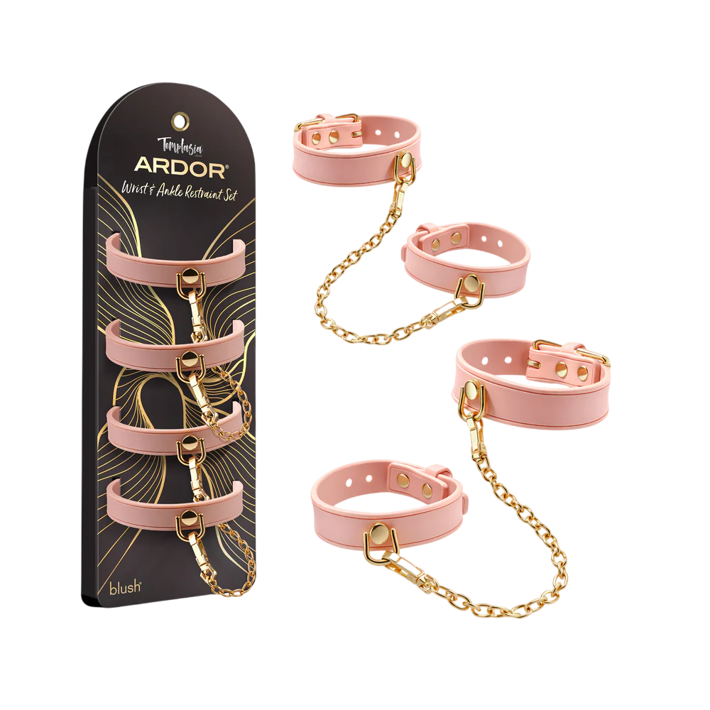 Ardor Pink Wrist & Ankle Restraints