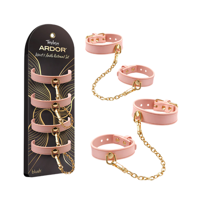 Ardor Pink Wrist & Ankle Restraints