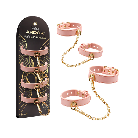 Ardor Pink Wrist & Ankle Restraints