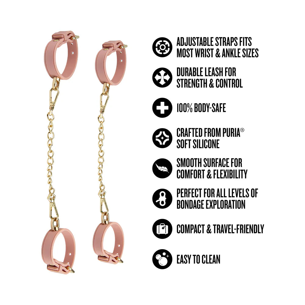 Ardor Pink Wrist & Ankle Restraints