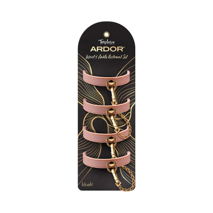 Ardor Pink Wrist & Ankle Restraints