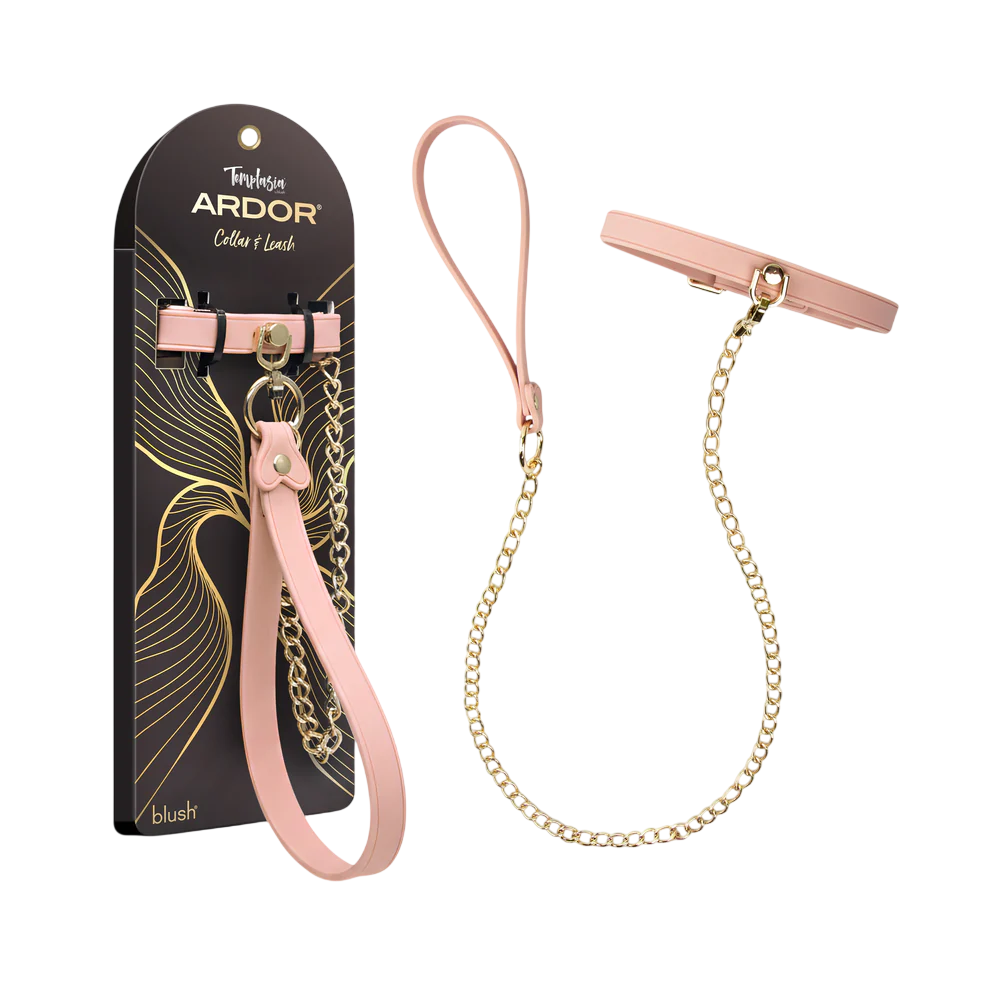 Ardor Pink Collar & Leash Set