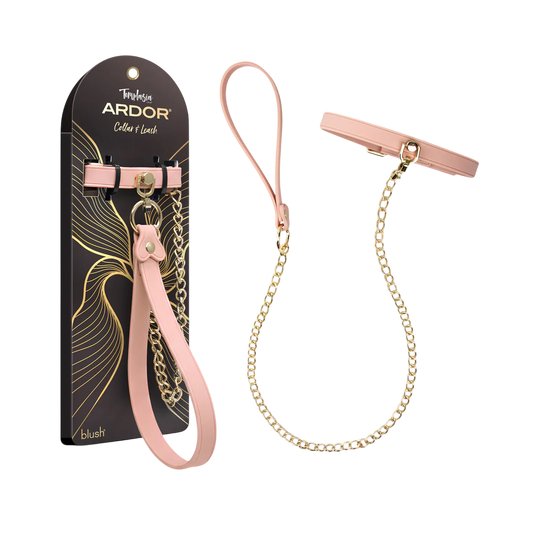 Ardor Pink Collar & Leash Set