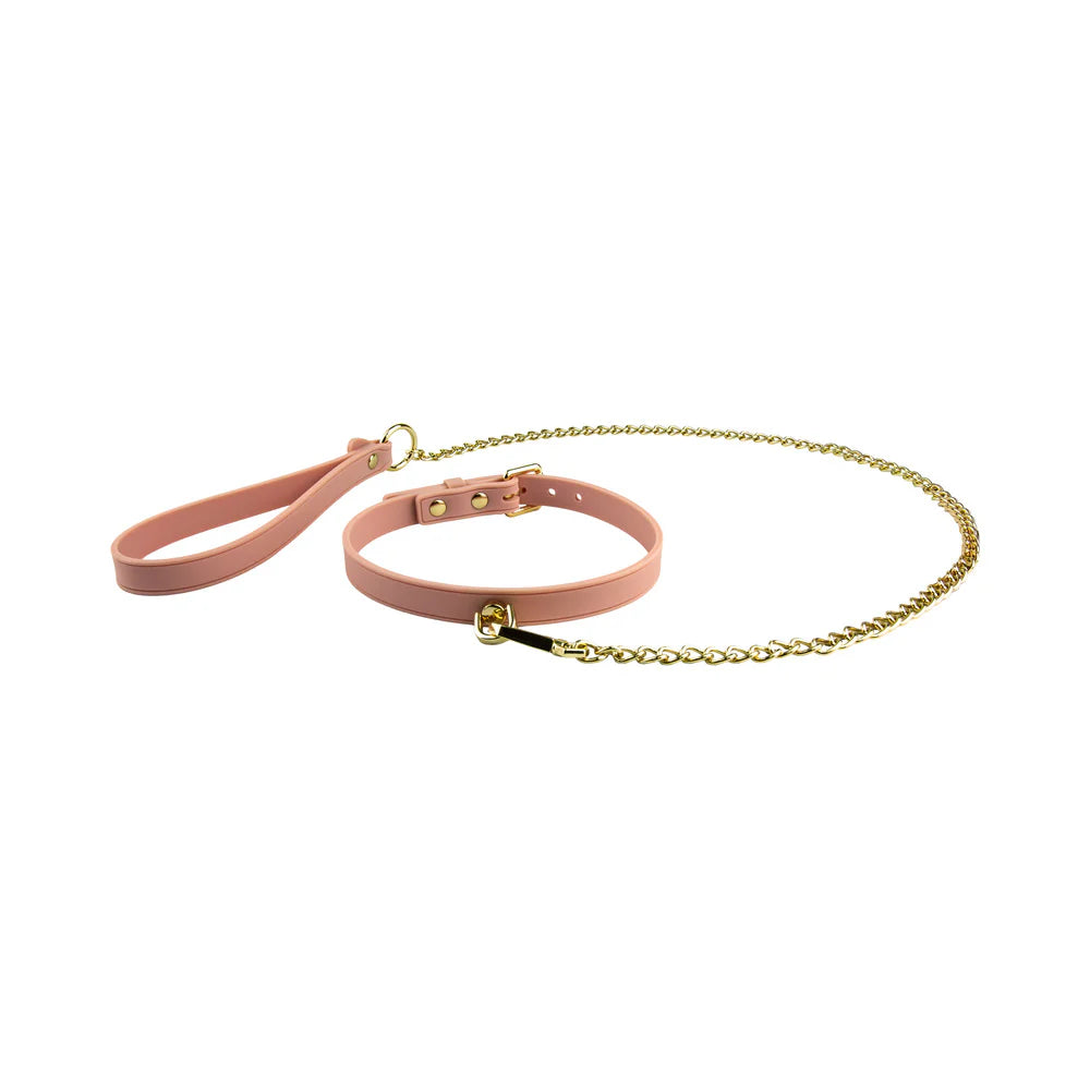 Ardor Pink Collar & Leash Set