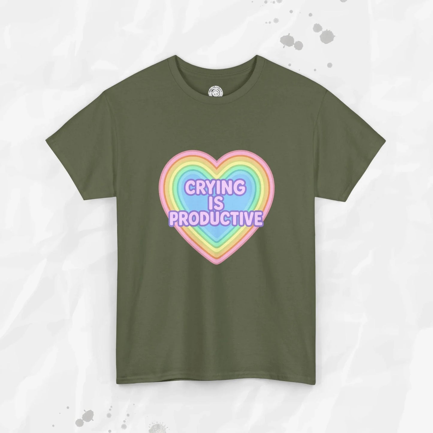 Crying Is Productive T-Shirt (Colors) - Puppy's Aesthetics