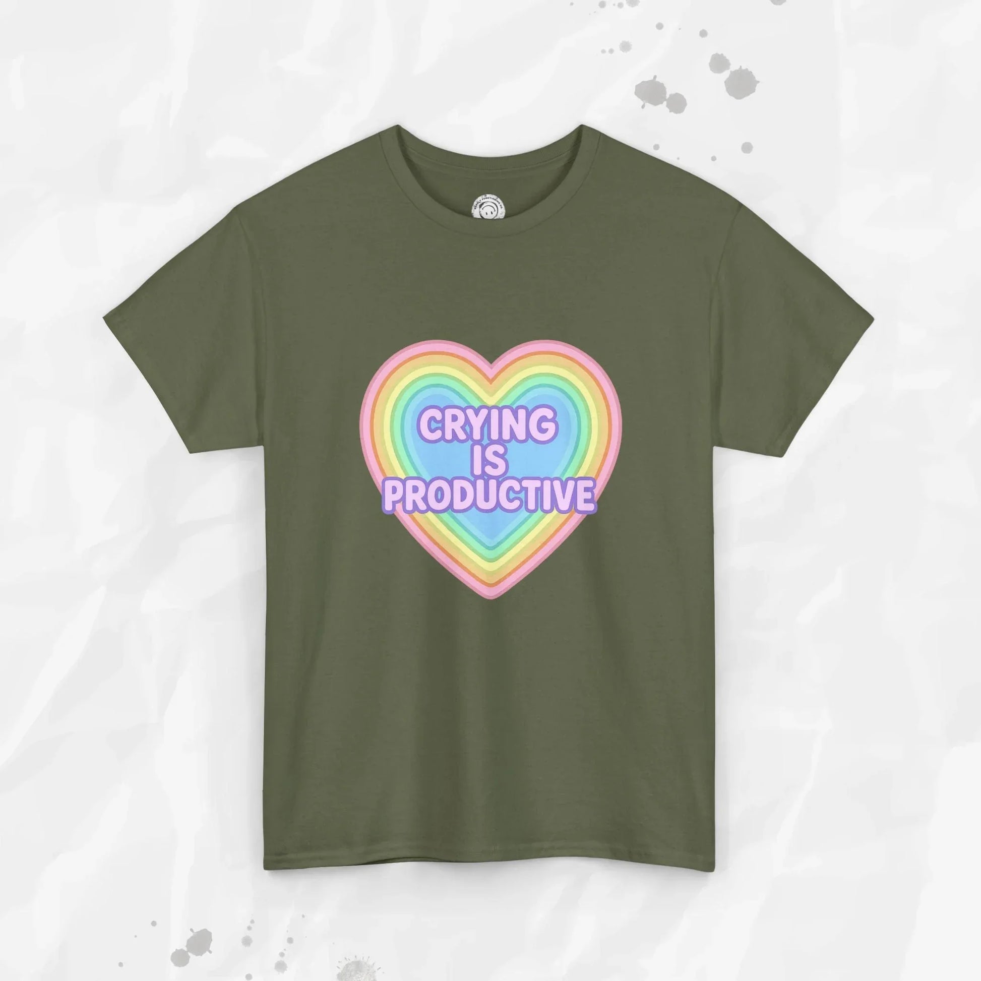Crying Is Productive T-Shirt (Colors) - Puppy's Aesthetics
