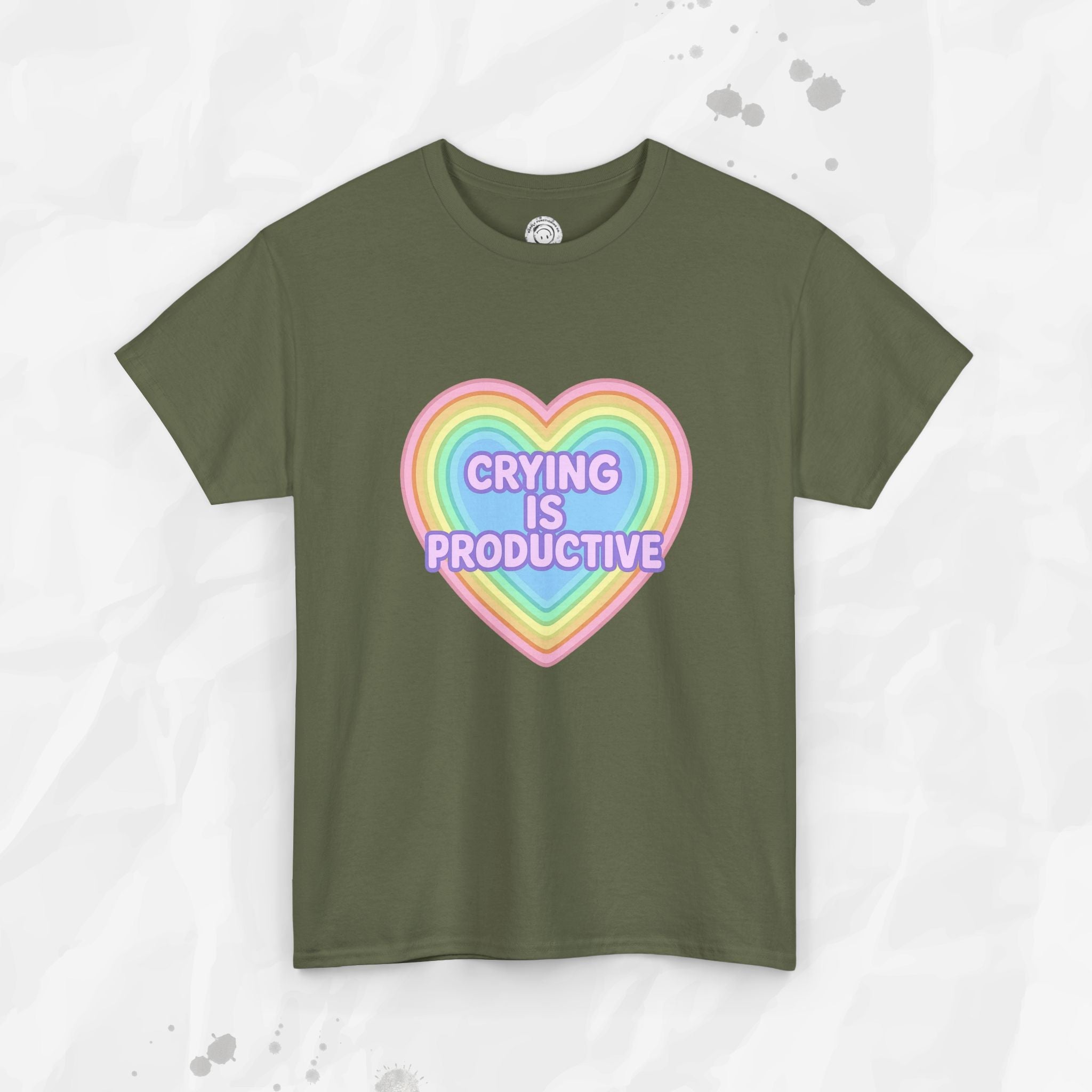 Crying Is Productive T-Shirt (Colors)