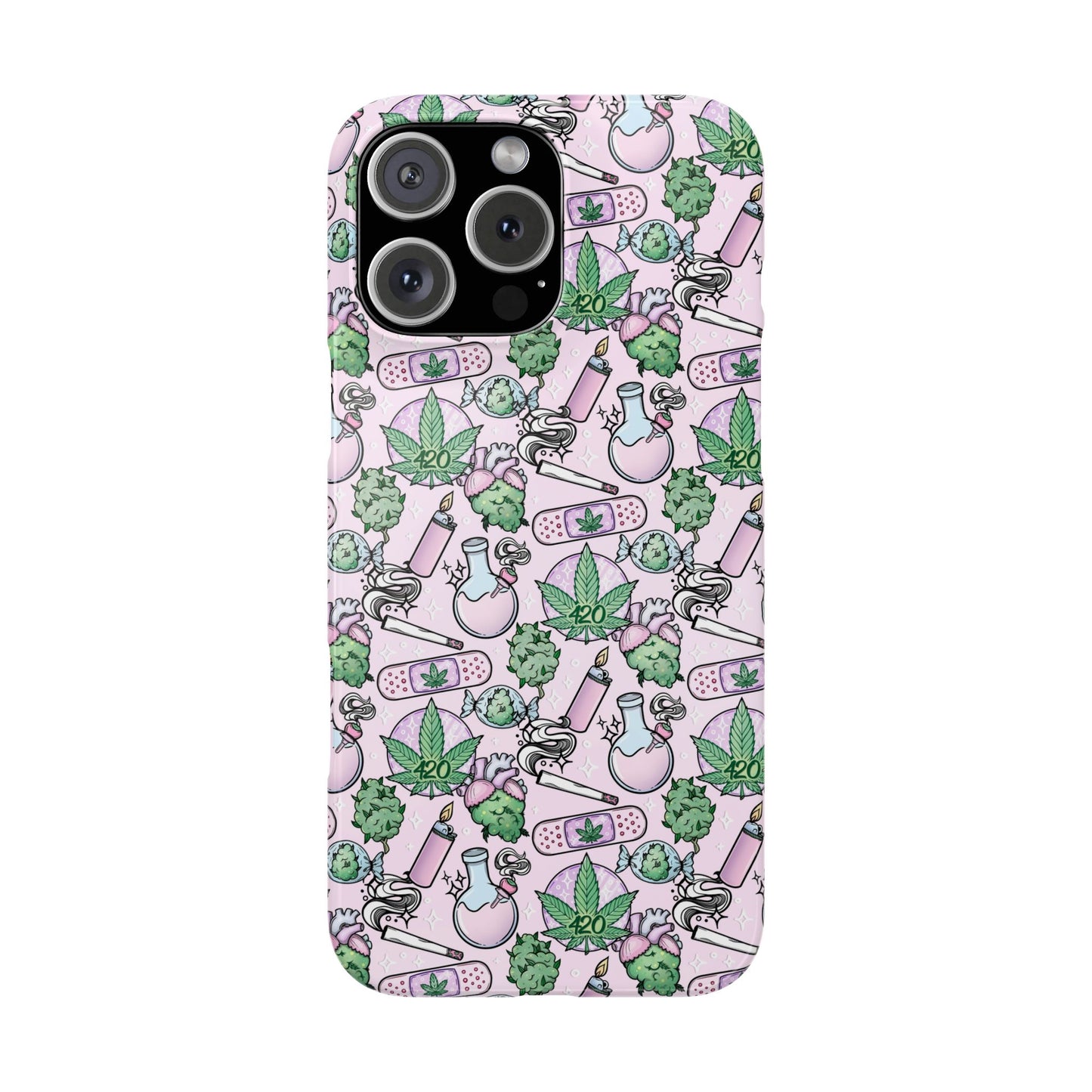 Cute Cannabis iPhone Slim Case