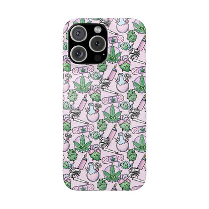 Cute Cannabis iPhone Slim Case