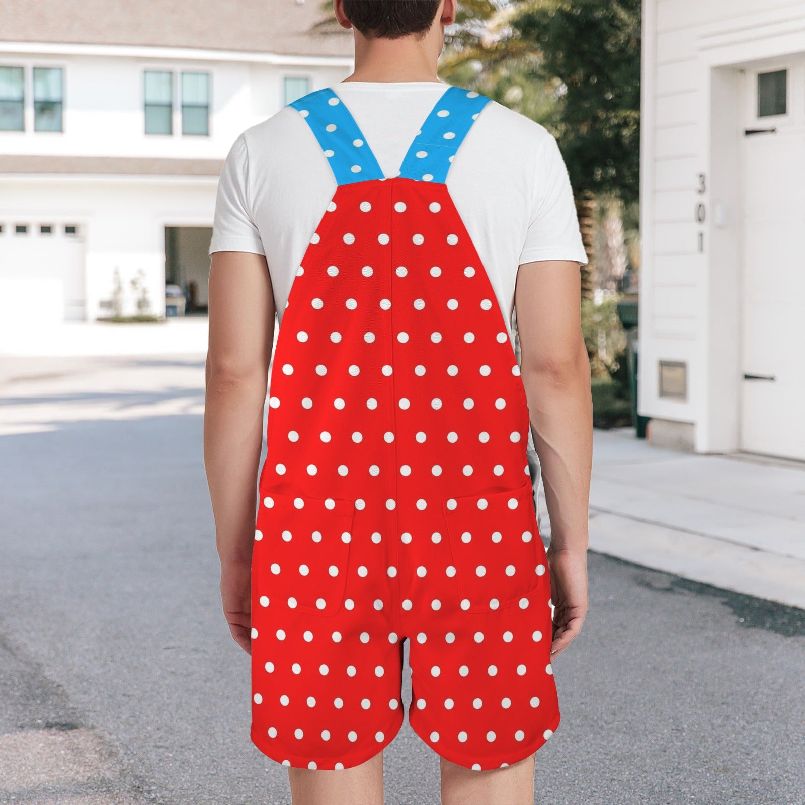Polka Dot Unisex Huggeralls