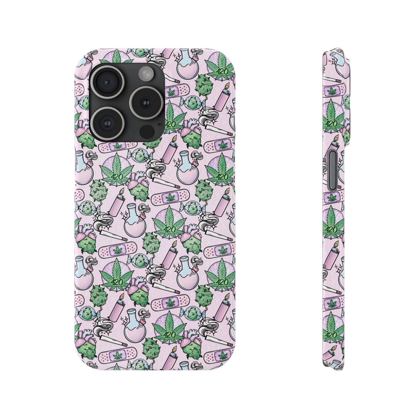 Cute Cannabis iPhone Slim Case
