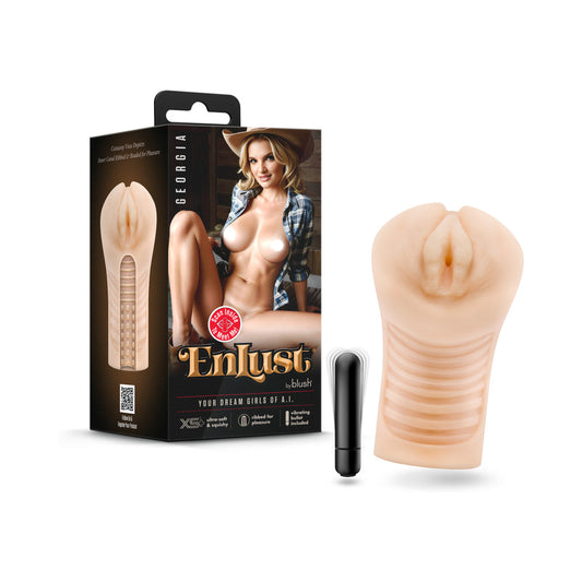 EnLust Georgia Male Masturbator with Bullet Vibrator