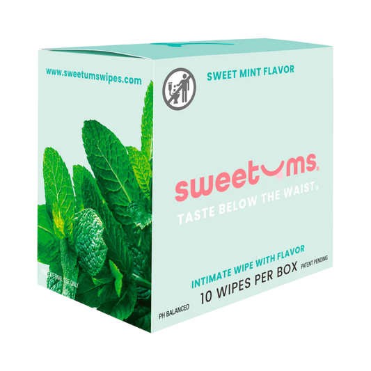 Sweet Mint Intimate Wipes - 10 Pack