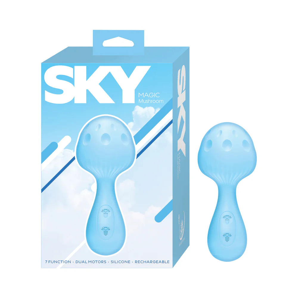 Sky Blue Magic Mushroom Vibe
