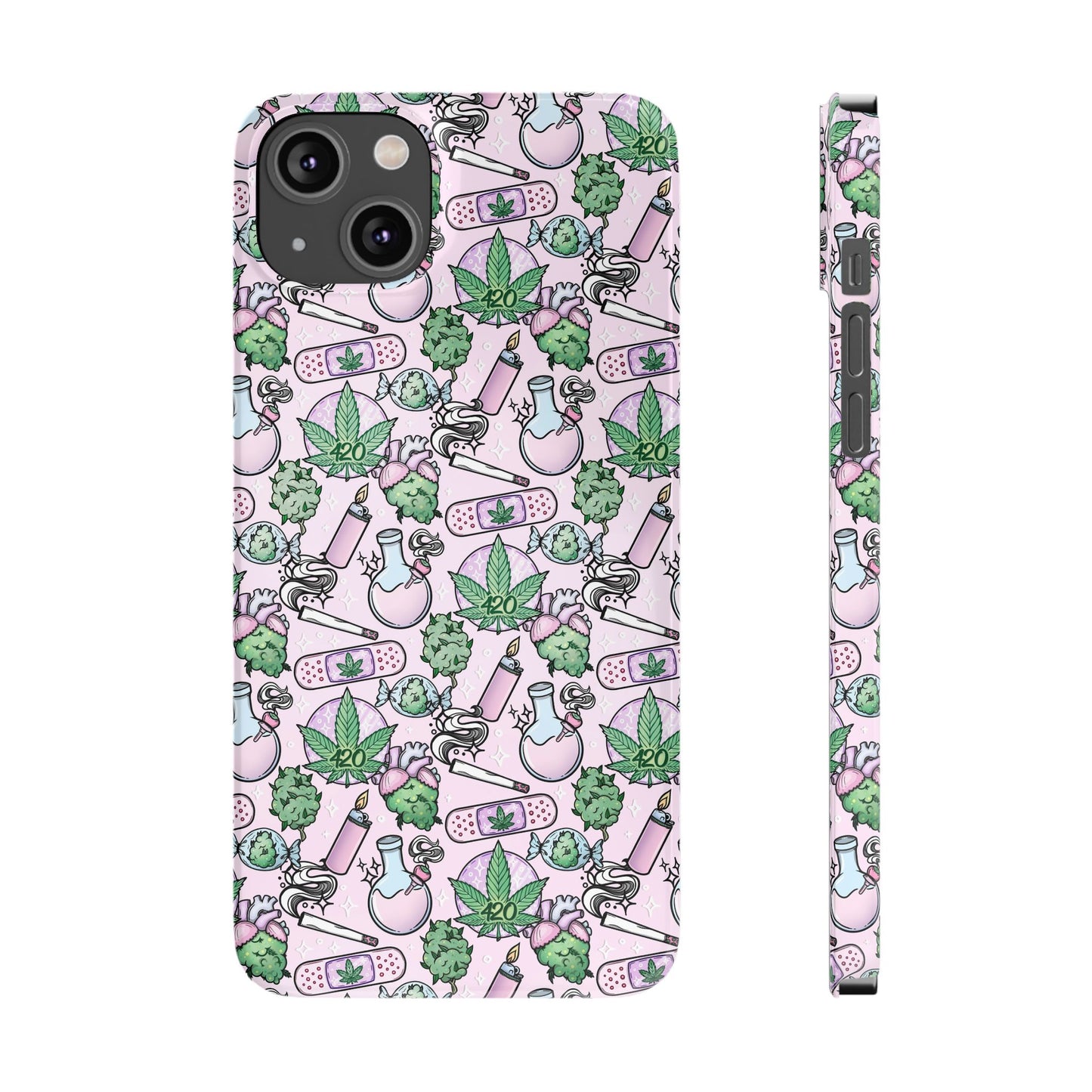 Cute Cannabis iPhone Slim Case
