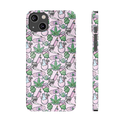 Cute Cannabis iPhone Slim Case