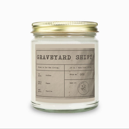 Graveyard Shift Coffee Candle 9oz