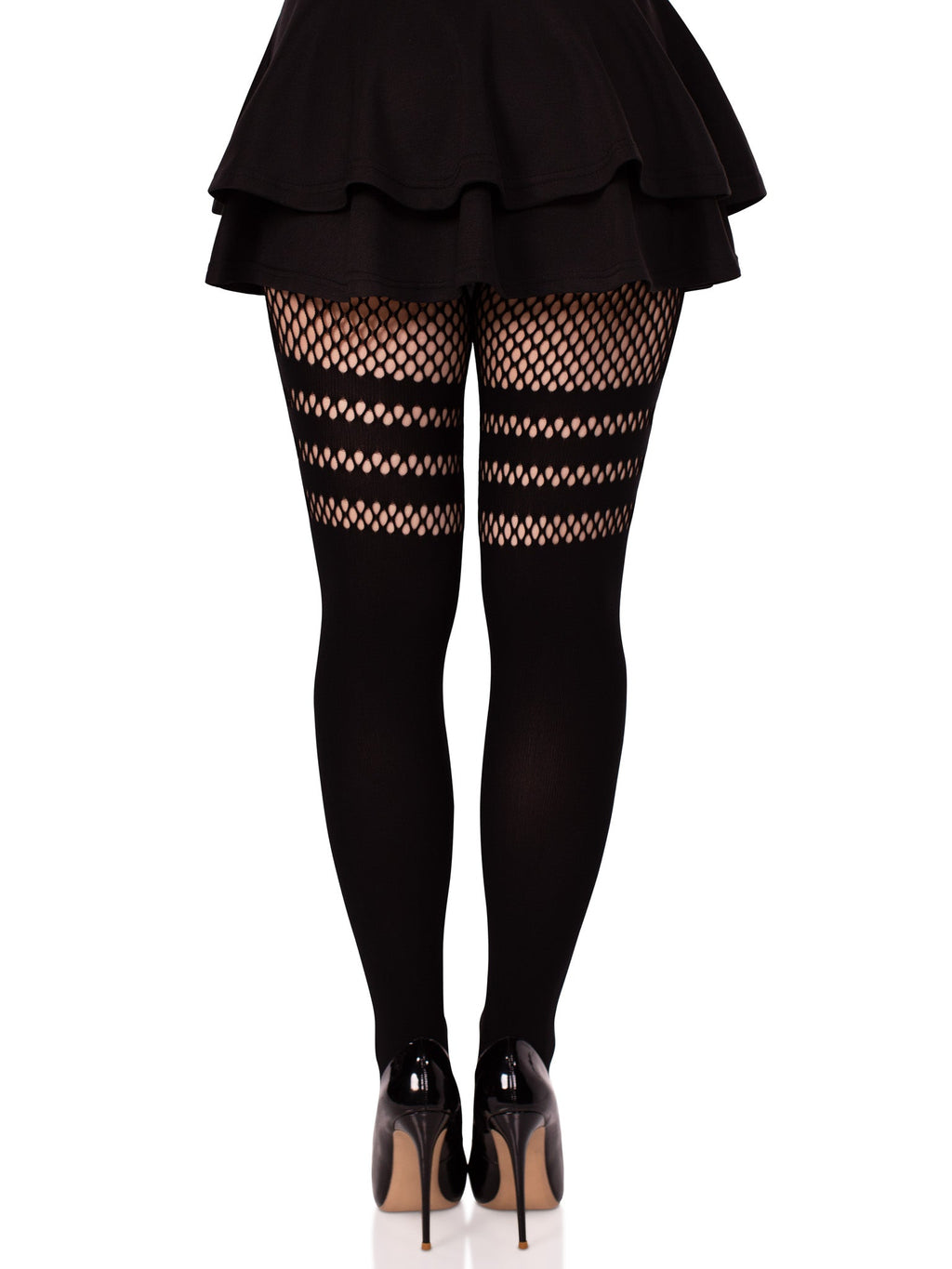 Ada Tights with Fishnet Accent