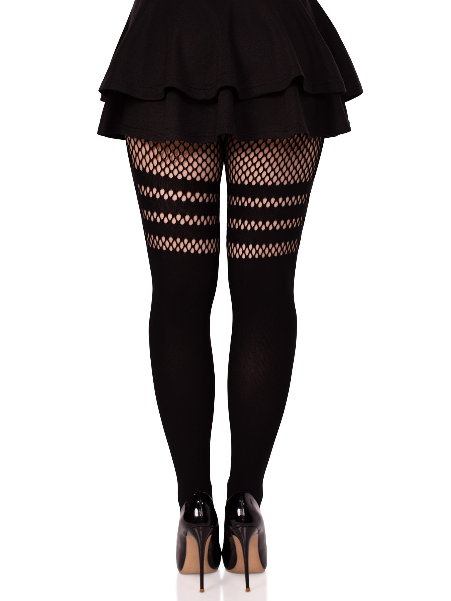 Ada Tights with Fishnet Accent