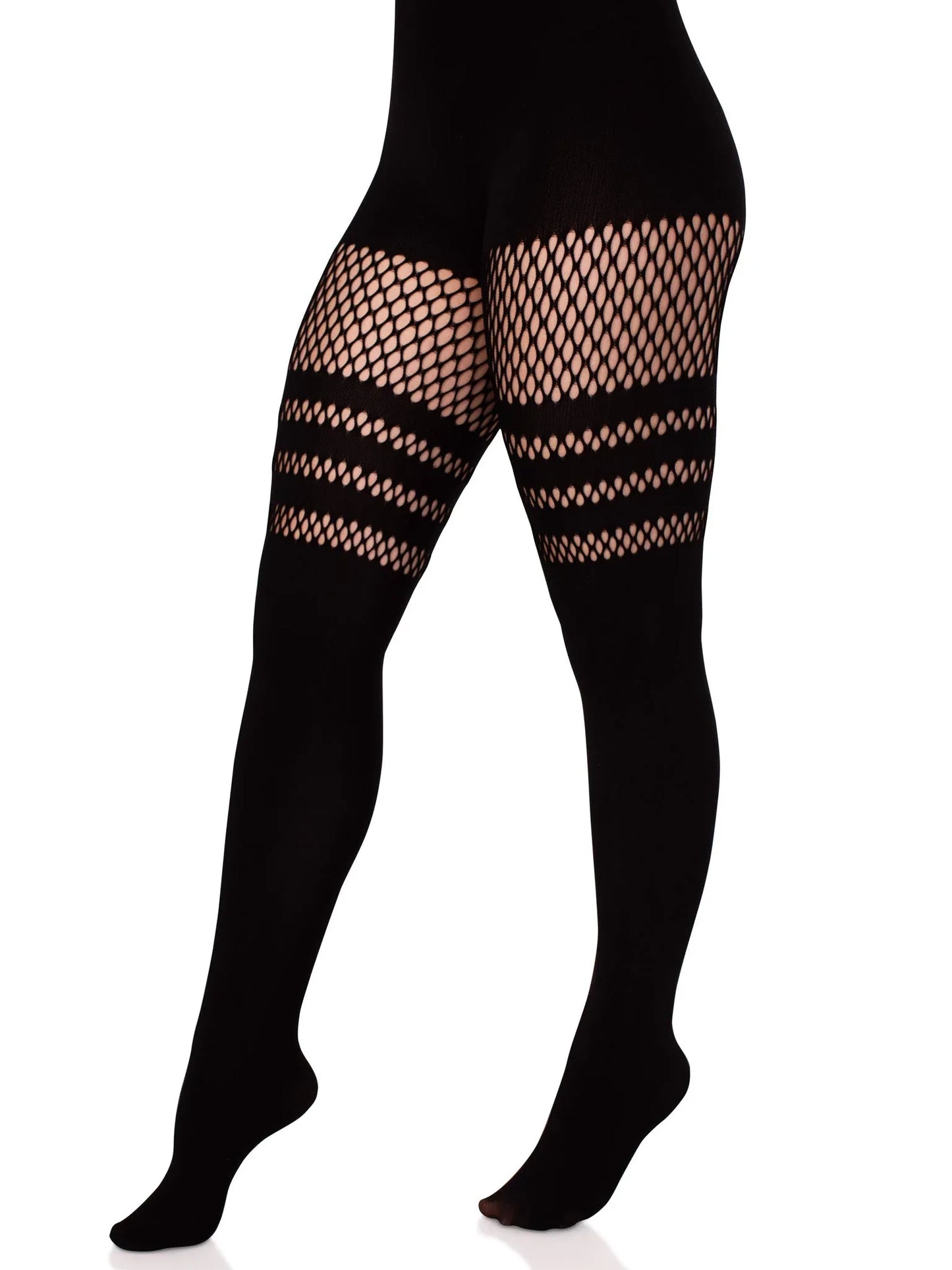 Ada Tights with Fishnet Accent - Puppy's Aesthetics
