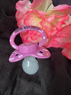 Hand Painted Adult Pacifier - Ghost Forever Baby - Puppy's Aesthetics