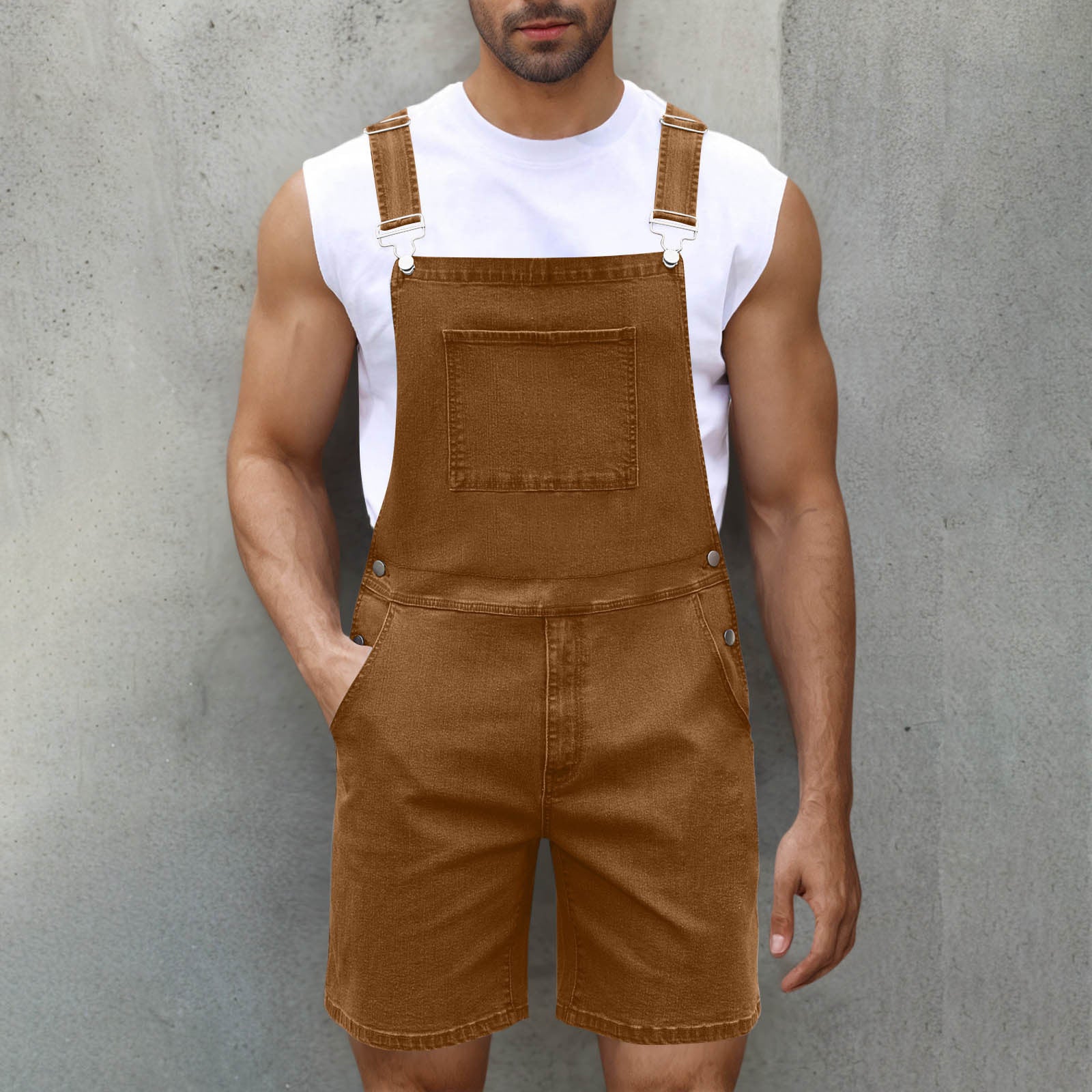 Cuddlecore Denim Shortalls