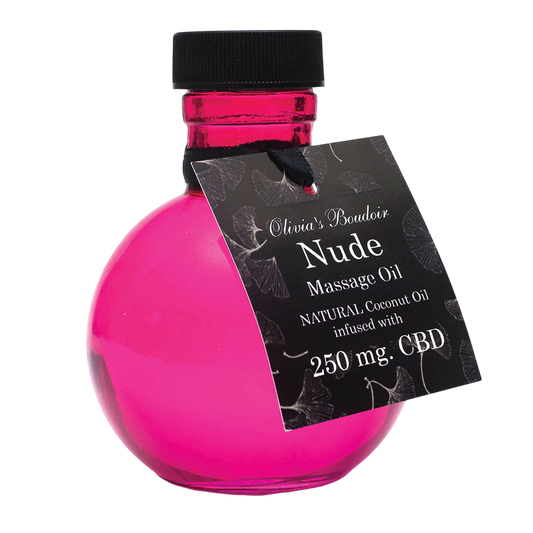 Olivia's Boudoir Unscented CBD Massage Oil