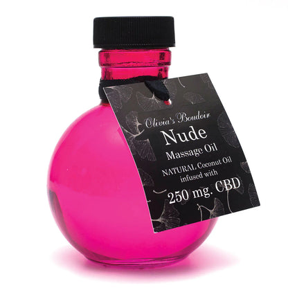 Olivia's Boudoir Unscented CBD Massage Oil