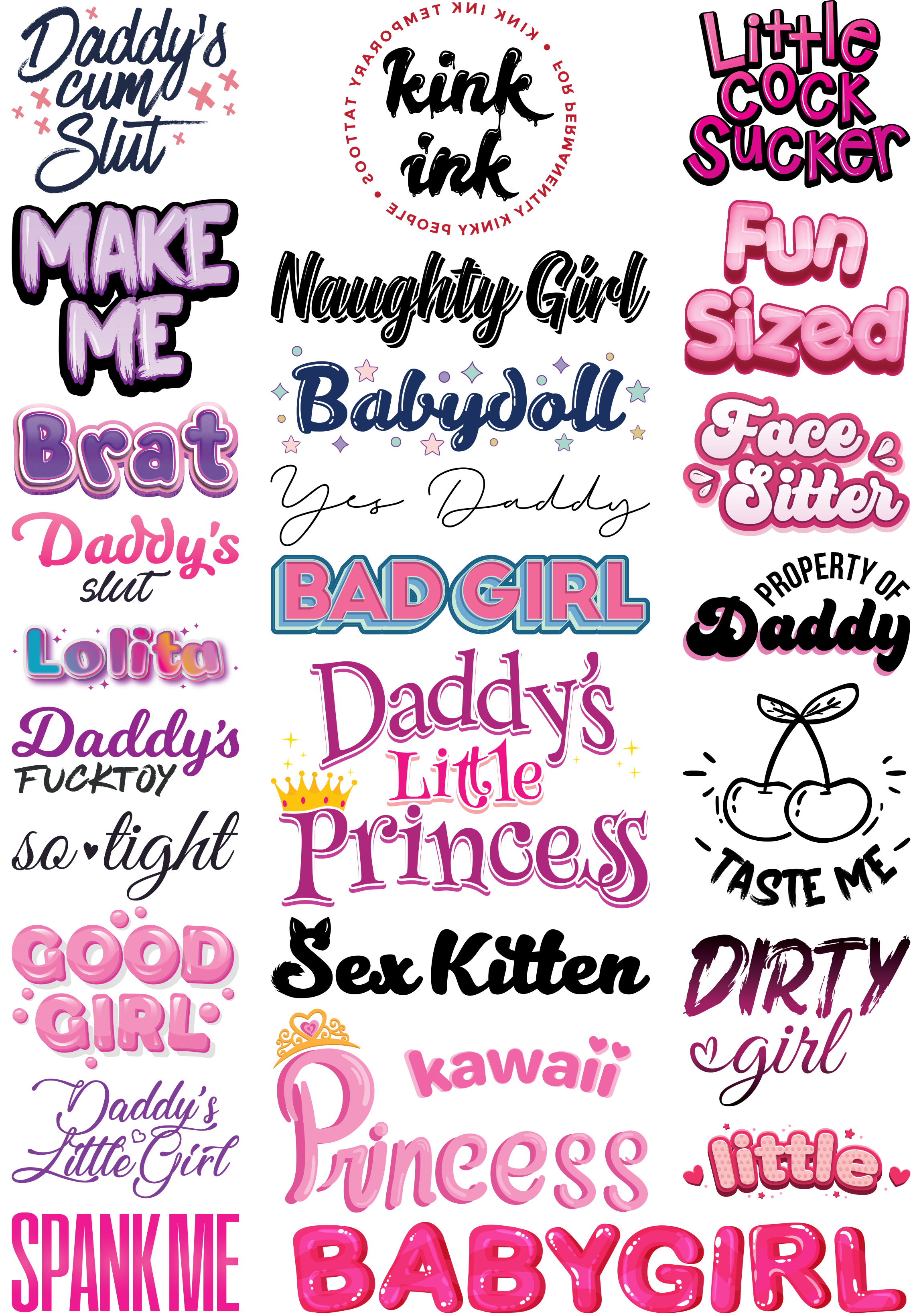 DDLG (Mega Sheet)
