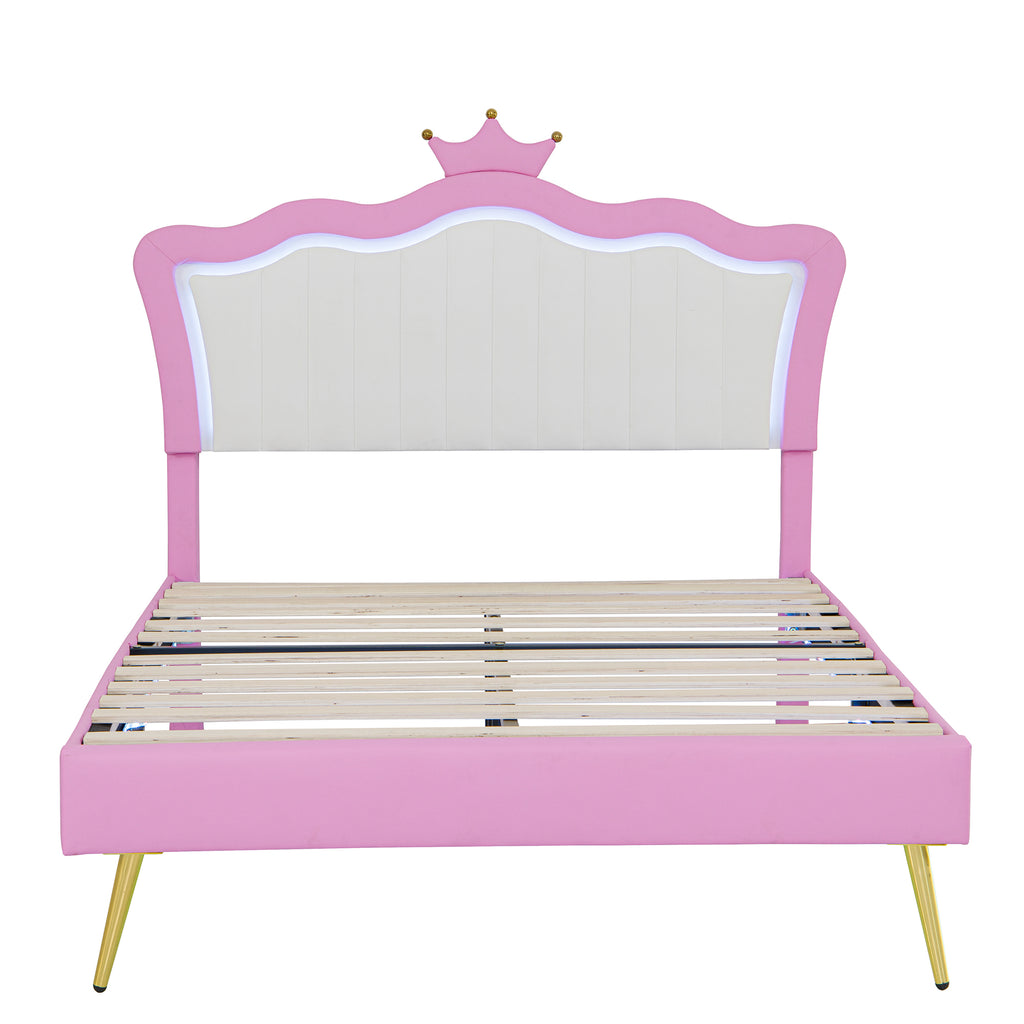 Princess Crown LED Bed