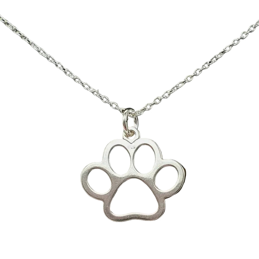 Good Pup Paw Print Necklace